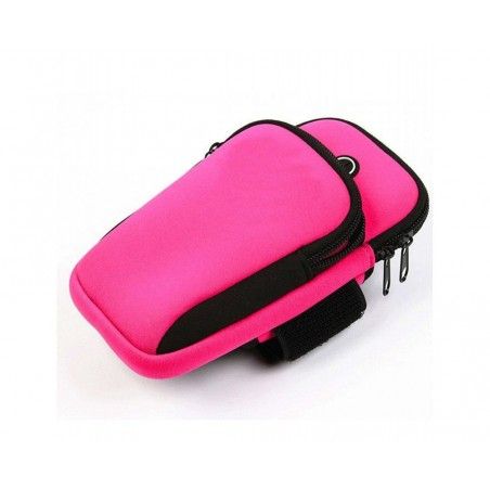 Brazalete de Deporte con Banda Elástica para Correr Color Rosa