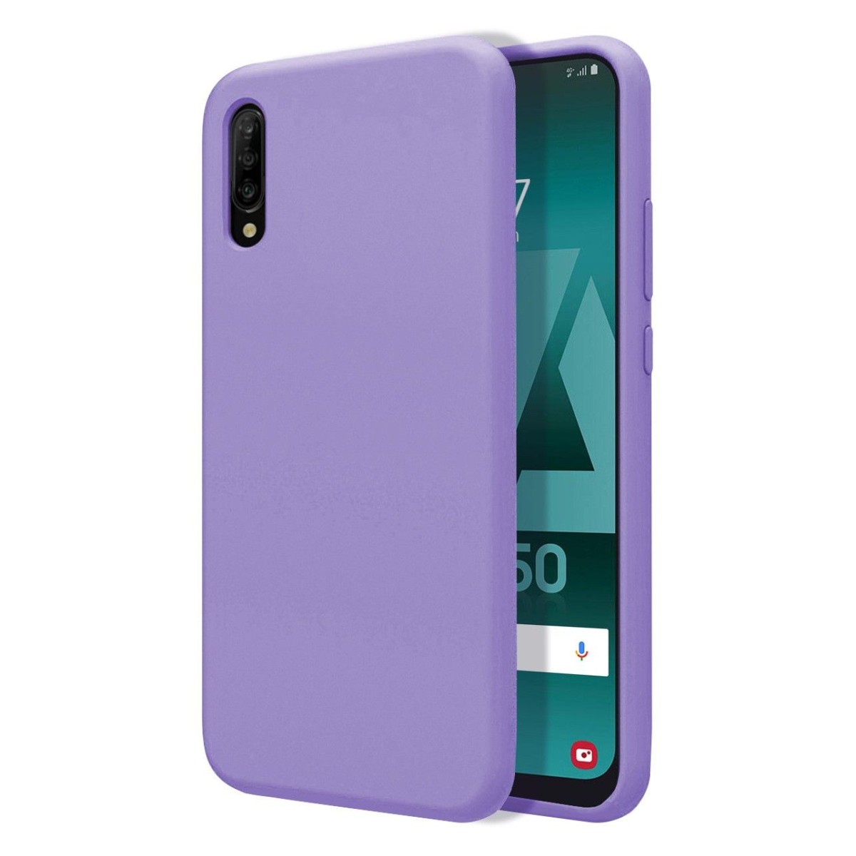 Funda Silicona Líquida Ultra Suave para Samsung Galaxy A50 / A50s / A30s Morada