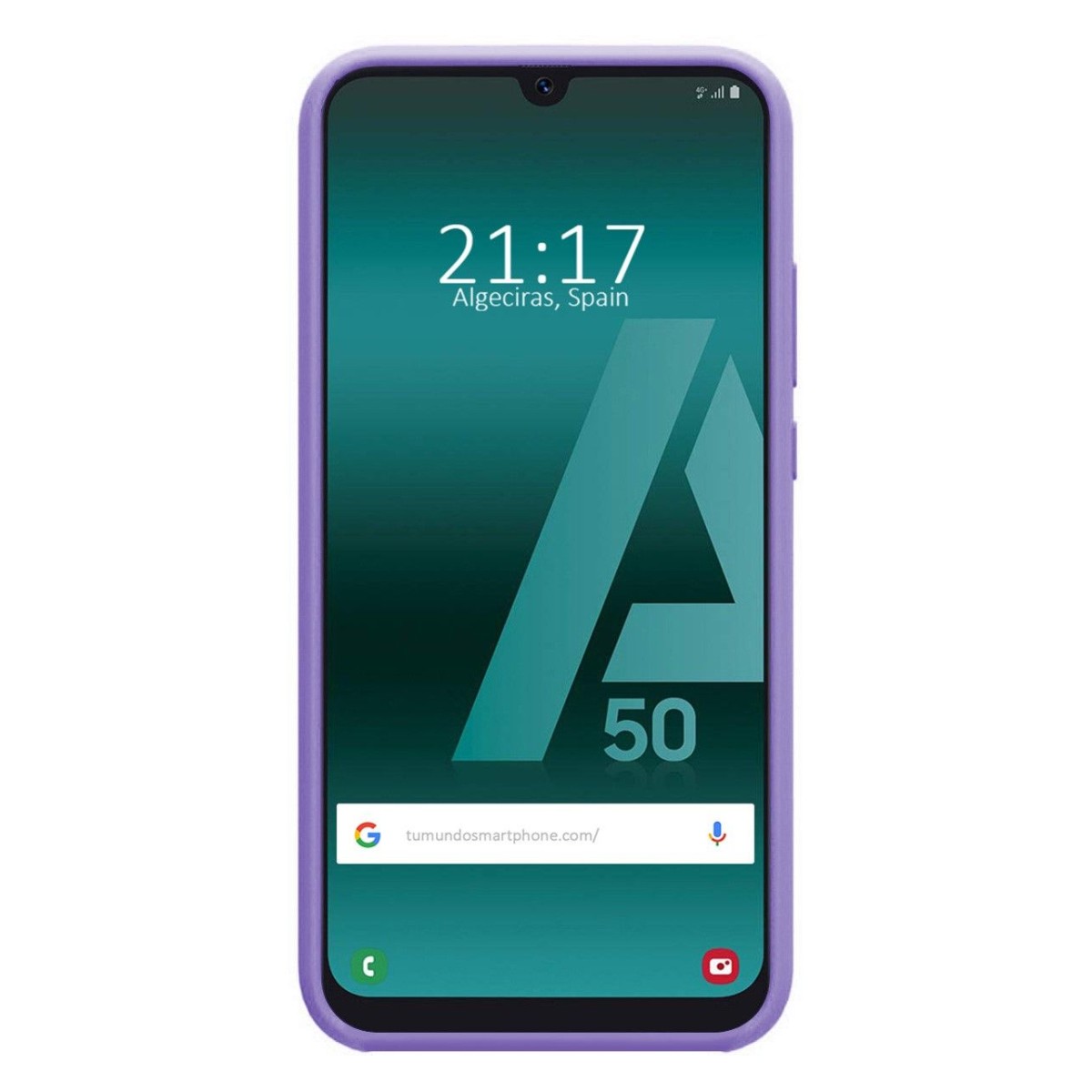 Funda Silicona Líquida Ultra Suave para Samsung Galaxy A50 / A50s / A30s Morada