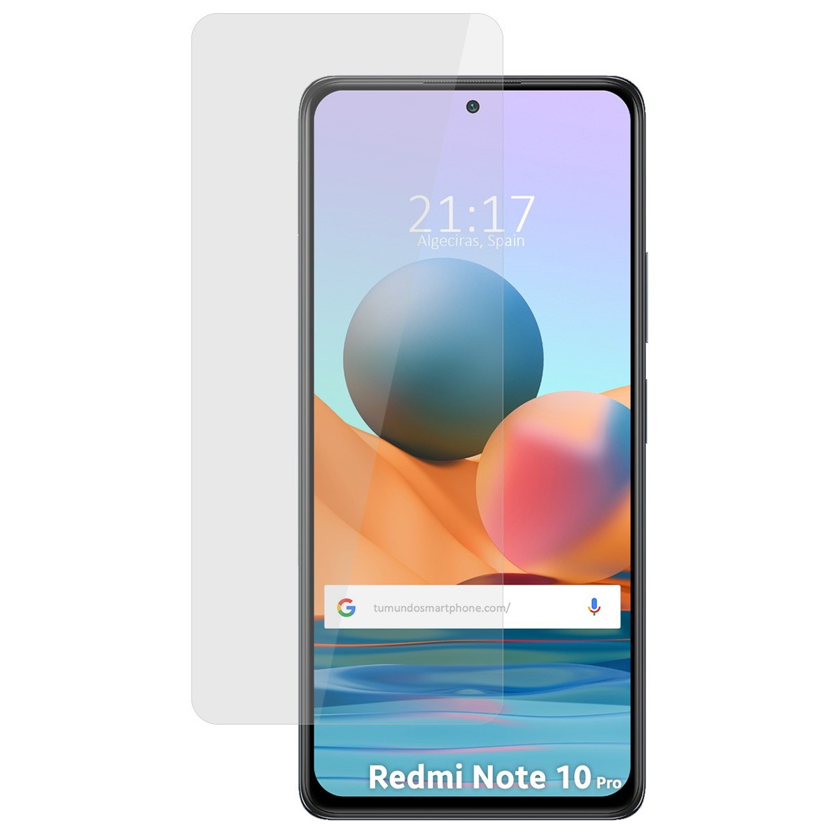 Protector Cristal Templado para Xiaomi Redmi Note 10 Pro Vidrio