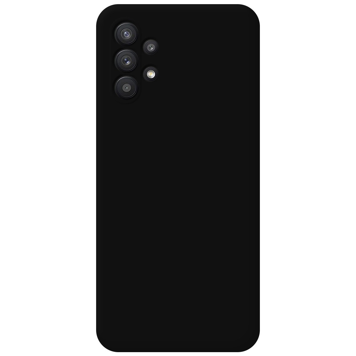 Funda Silicona Líquida Ultra Suave para Samsung Galaxy A32 5G color Negra