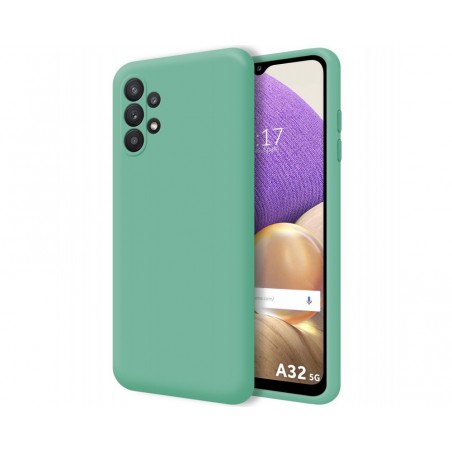 Funda Silicona Líquida Ultra Suave para Samsung Galaxy A32 5G color Verde