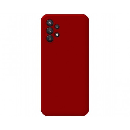 Funda Silicona Líquida Ultra Suave para Samsung Galaxy A32 5G color Roja