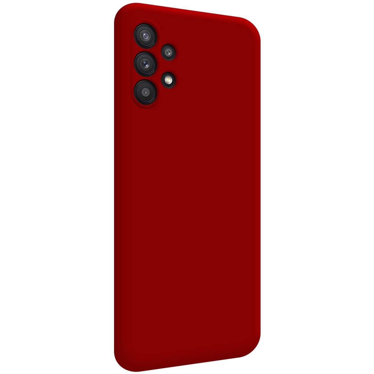 Funda Silicona Líquida Ultra Suave para Samsung Galaxy A32 5G color Roja