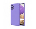 Funda Silicona Líquida Ultra Suave para Samsung Galaxy A32 5G color Morada