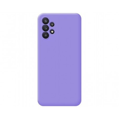 Funda Silicona Líquida Ultra Suave para Samsung Galaxy A32 5G color Morada