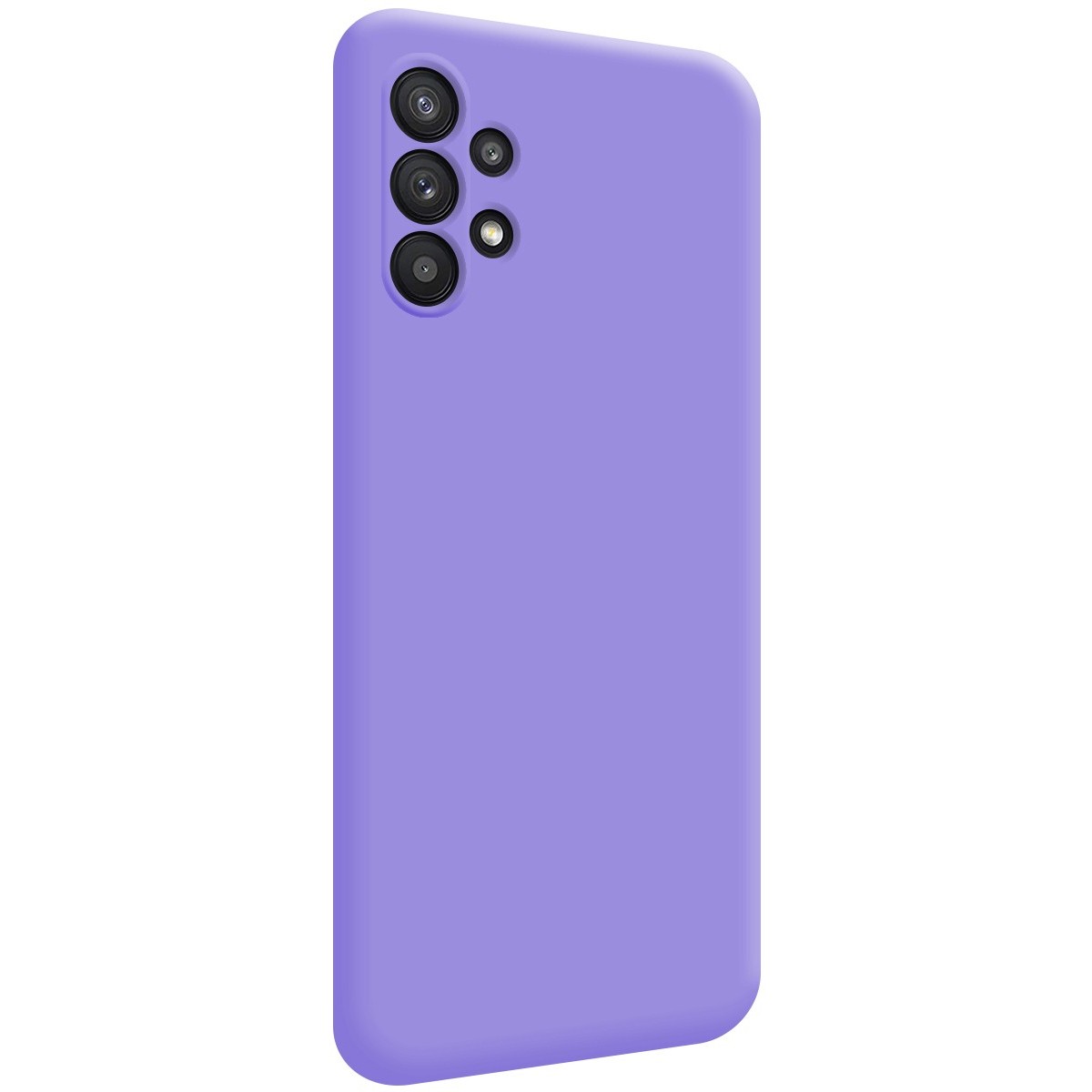 Funda Silicona Líquida Ultra Suave para Samsung Galaxy A32 5G color Morada