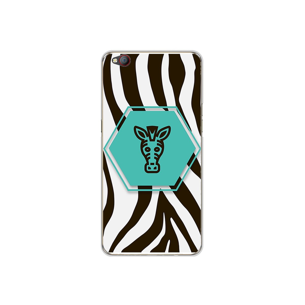 Funda Gel Tpu para Zte Nubia M2 Lite Diseño Cebra Dibujos