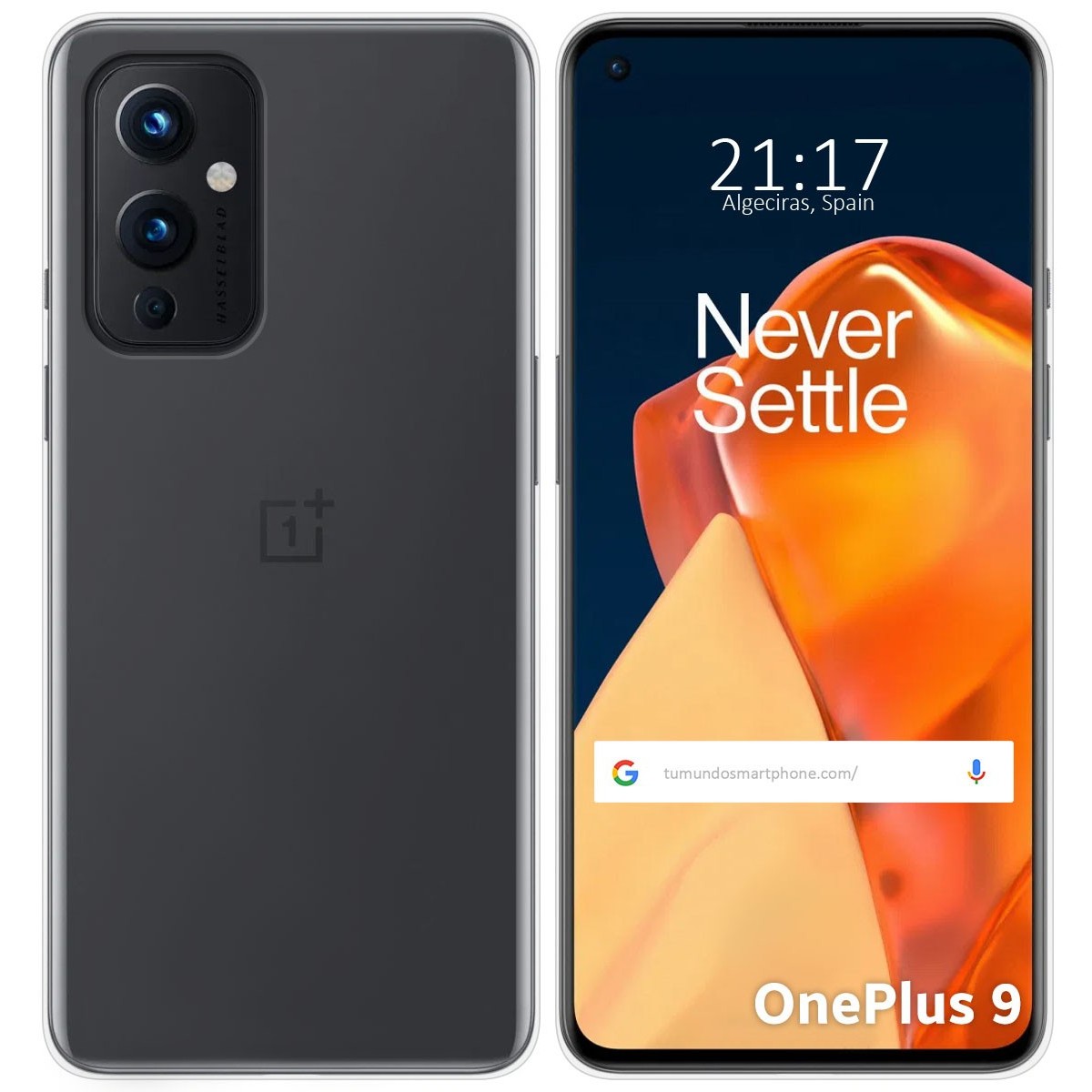 Funda Silicona Gel TPU Transparente para OnePlus 9 5G