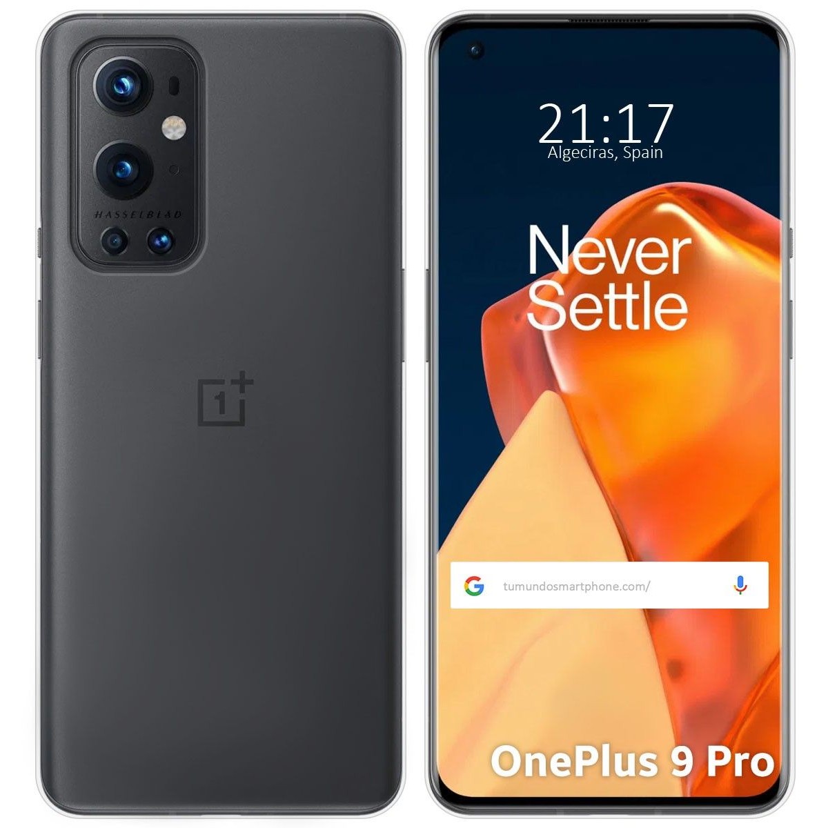 Funda Silicona Gel TPU Transparente para OnePlus 9 Pro 5G
