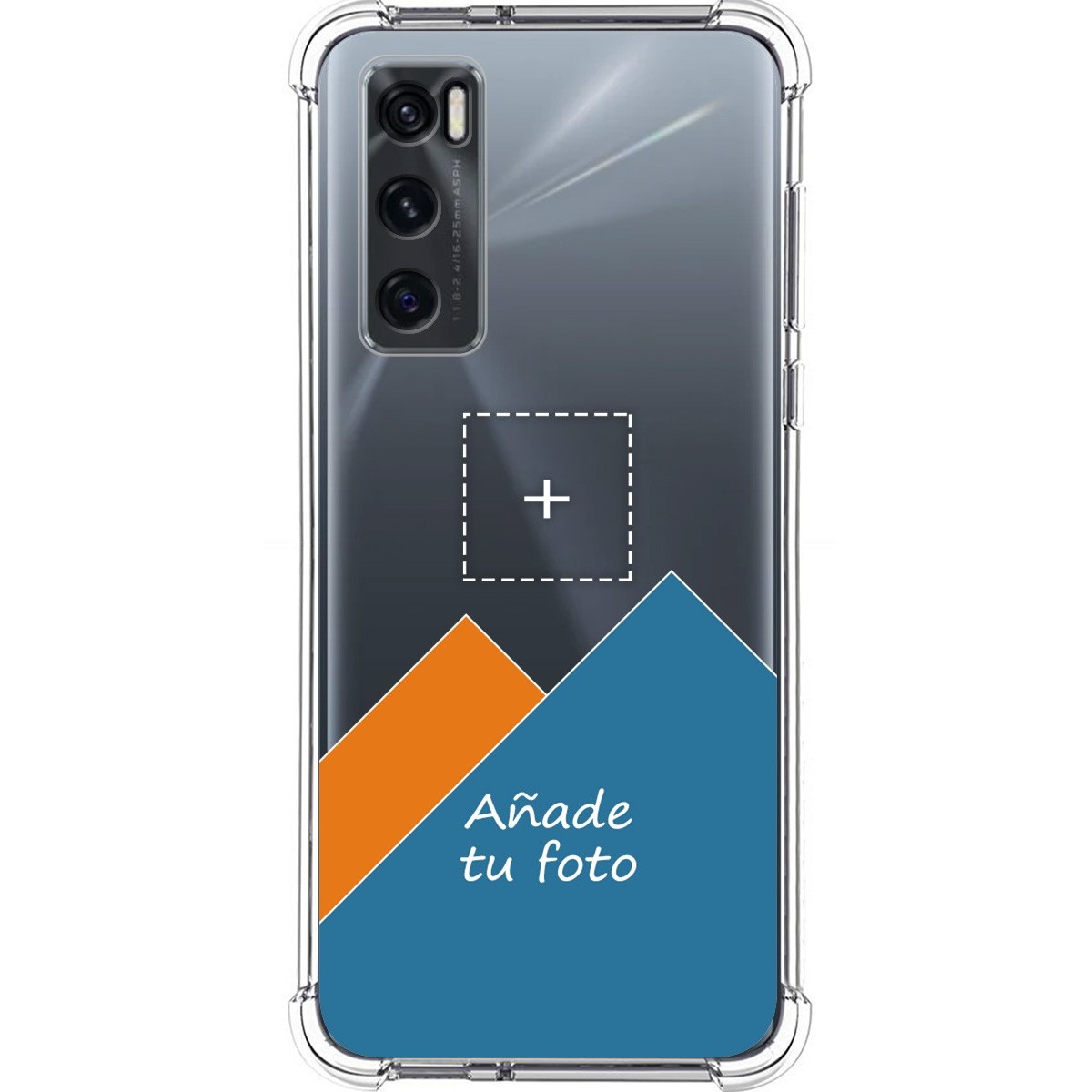 Personaliza tu Funda Silicona Anti-Golpes Transparente con tu Fotografía para Vivo Y70 personalizada