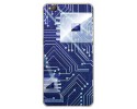 Funda Gel Tpu para Zte Nubia M2 Lite Diseño Circuito Dibujos