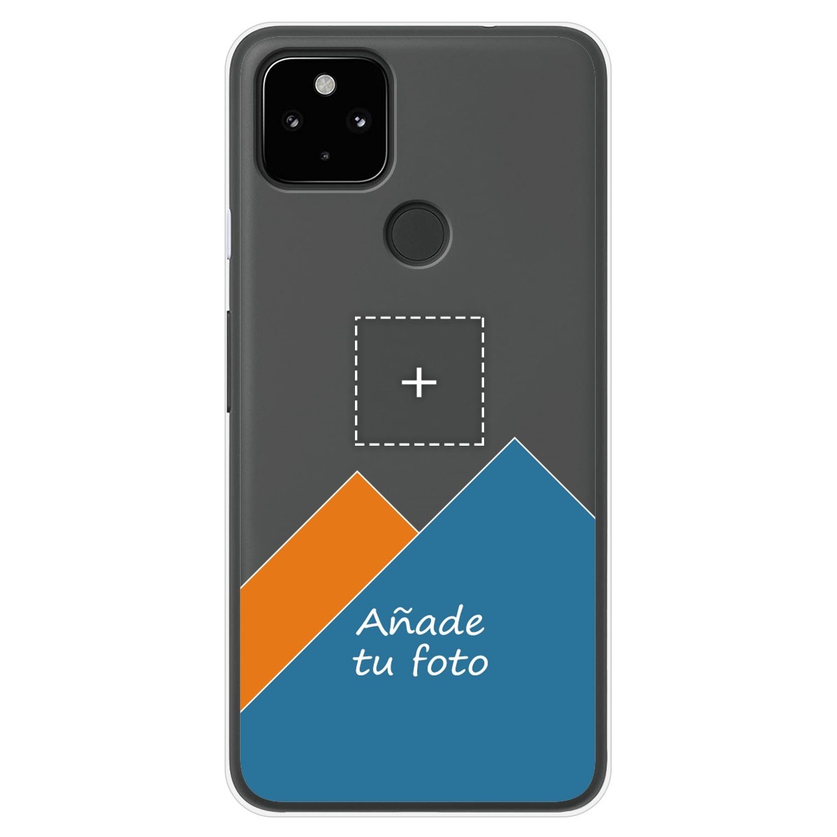 Personaliza tu Funda Gel Silicona Transparente con tu Fotografia para Google Pixel 4a dibujo personalizada
