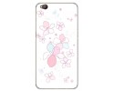 Funda Gel Tpu para Zte Nubia M2 Lite Diseño Flores Minimal Dibujos