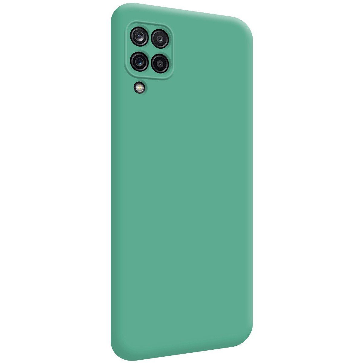 Funda Silicona Líquida Ultra Suave para Samsung Galaxy A12 / M12 color Verde