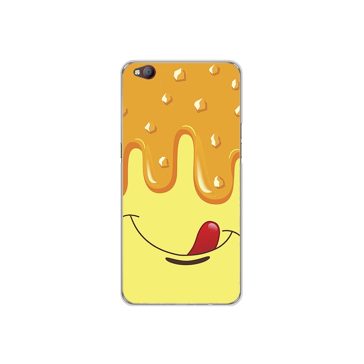 Funda Gel Tpu para Zte Nubia M2 Lite Diseño Helado Vainilla Dibujos