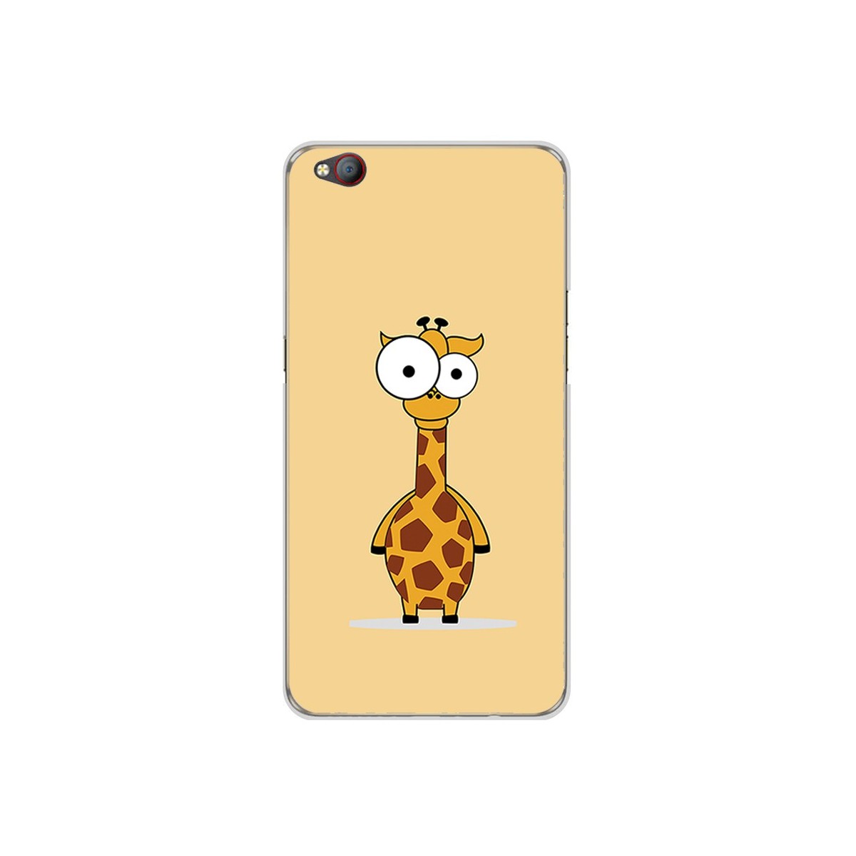 Funda Gel Tpu para Zte Nubia M2 Lite Diseño Jirafa Dibujos