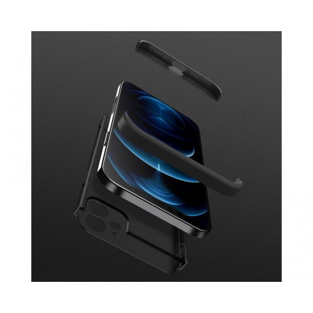 Funda Carcasa GKK 360 para Iphone 12 (6.1) color Negra