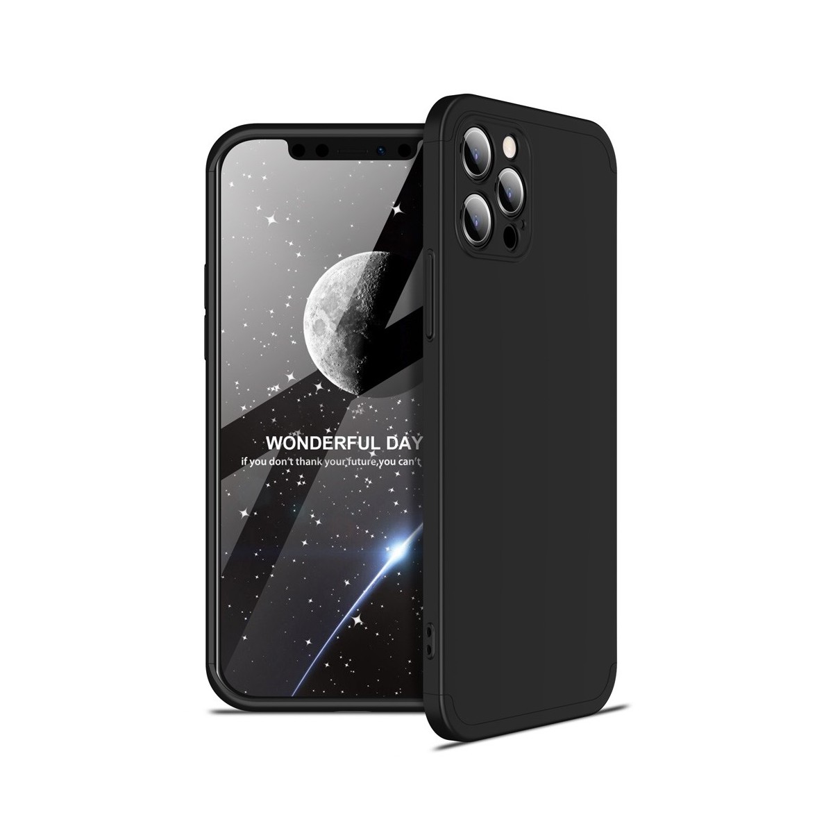 Funda Carcasa GKK 360 para Iphone 12 Pro Max (6.7) color Negra