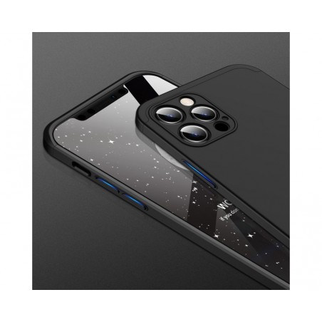Funda Carcasa GKK 360 para Iphone 12 Pro Max (6.7) color Negra