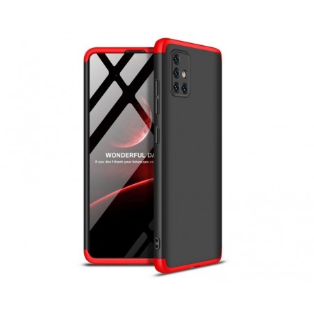 Funda Carcasa GKK 360 para Samsung Galaxy M51 color Negra / Roja