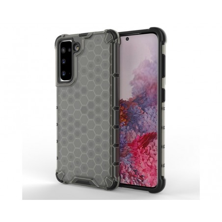 Funda Tipo Honeycomb Armor (Pc+Tpu) Negra para Samsung Galaxy S21 5G