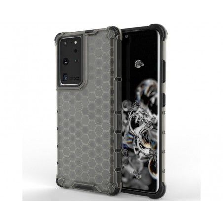 Funda Tipo Honeycomb Armor (Pc+Tpu) Negra para Samsung Galaxy S21 Ultra 5G