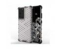 Funda Tipo Honeycomb Armor (Pc+Tpu) Transparente para Samsung Galaxy S21 Ultra 5G