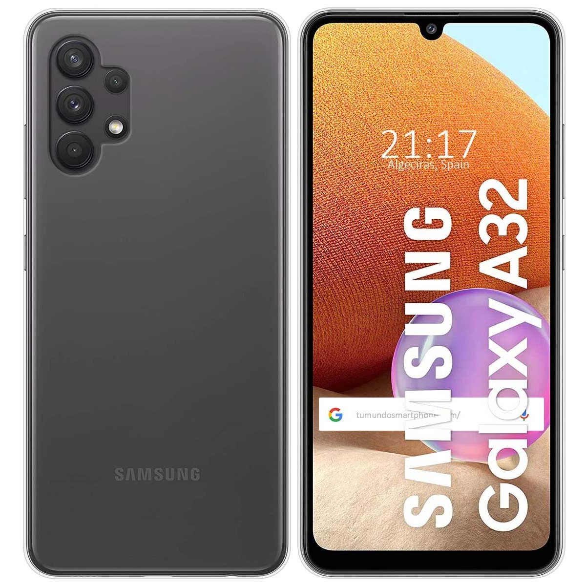 Funda Silicona Gel TPU Transparente para Samsung Galaxy A32 4G
