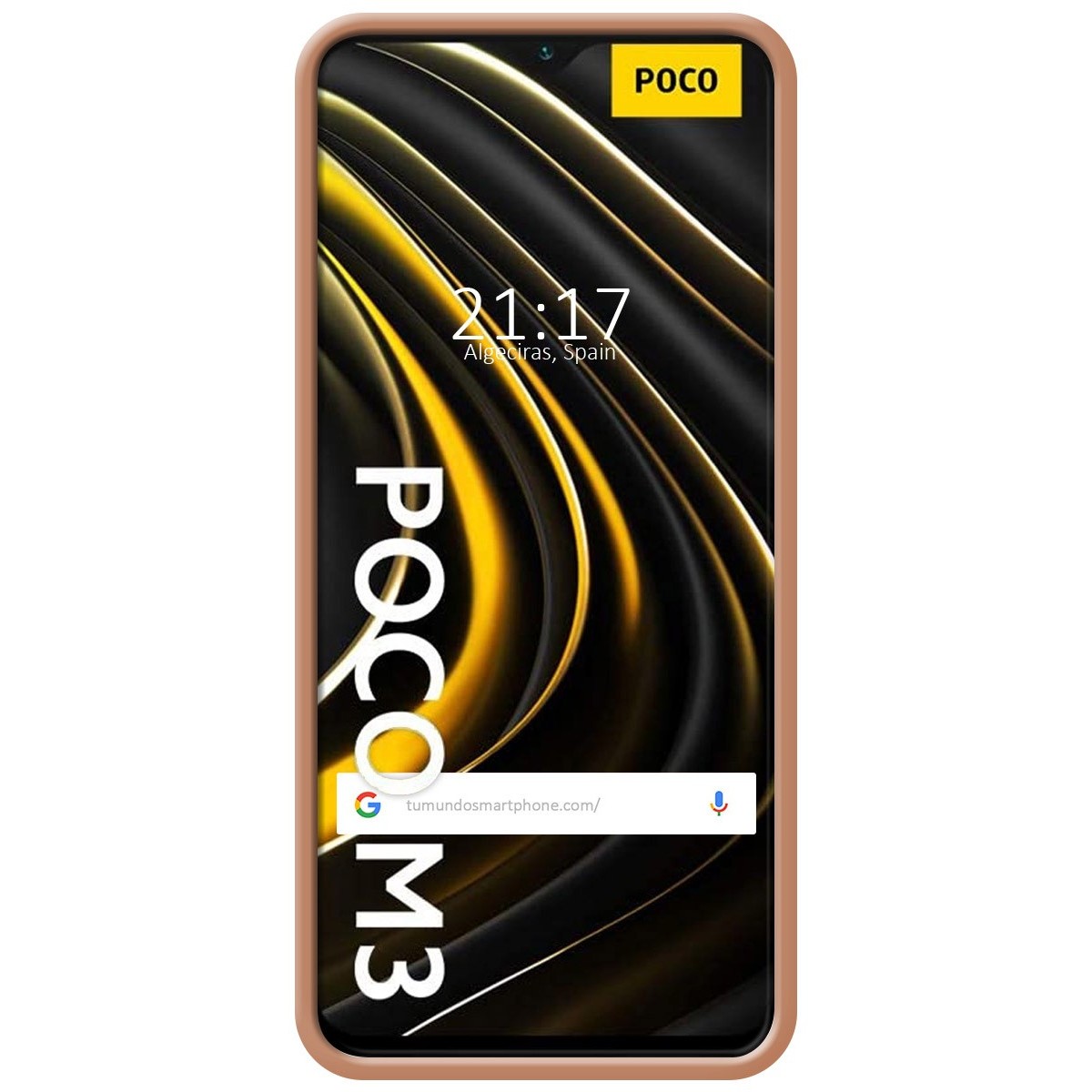 Funda Silicona Líquida Ultra Suave con Anillo para Xiaomi POCO M3 / Redmi 9T color Rosa