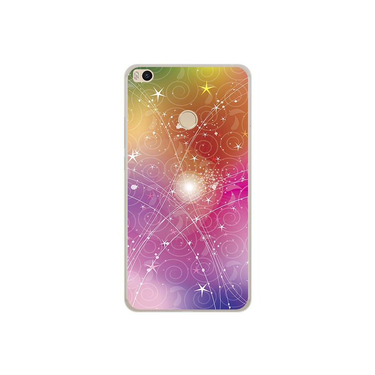 Funda Gel Tpu para Xiaomi Mi Max 2 Diseño Abstracto Dibujos