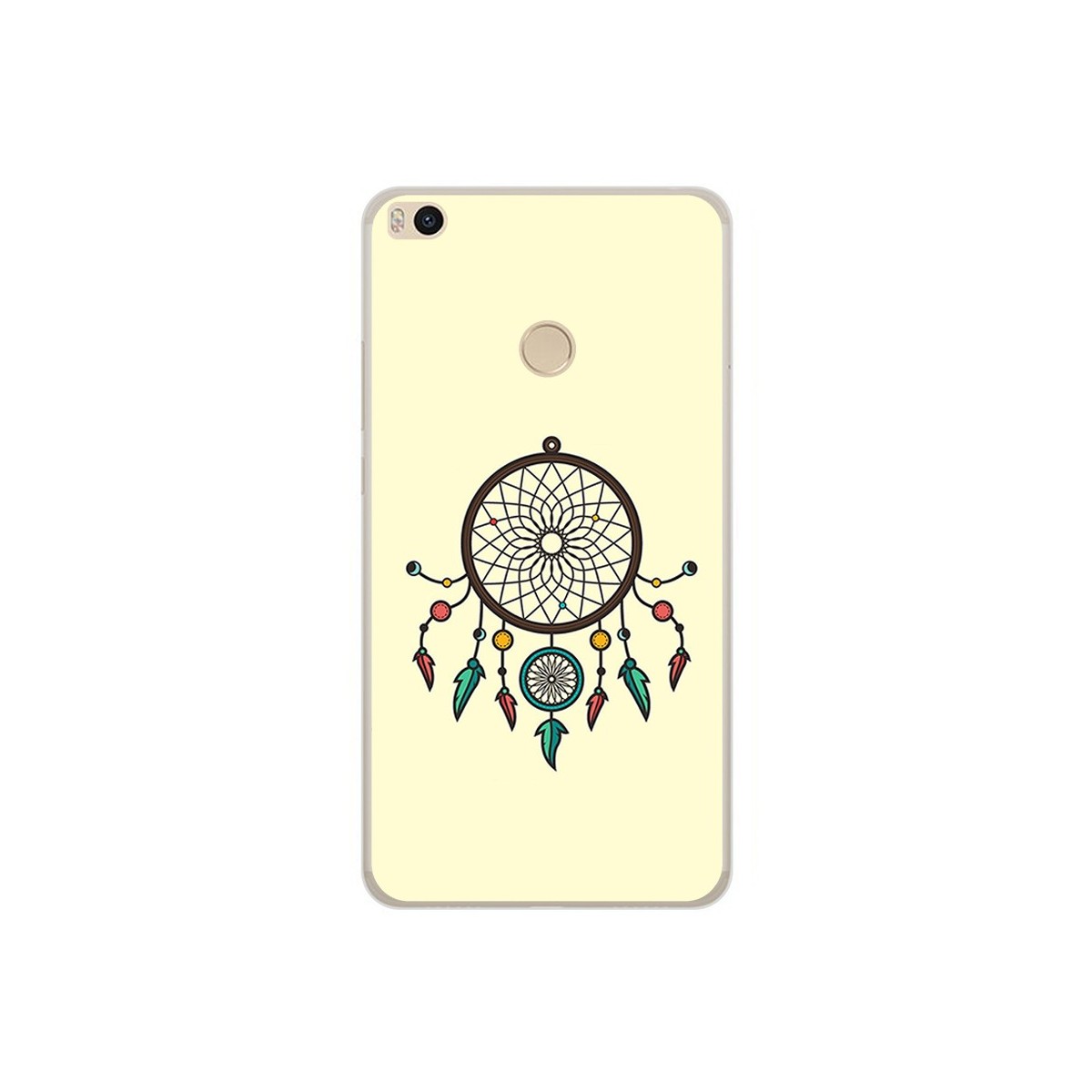 Funda Gel Tpu para Xiaomi Mi Max 2 Diseño Atrapasueños Dibujos