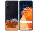 Funda Gel Transparente para OnePlus 9 5G diseño Bufalo Dibujos
