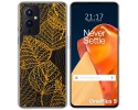 Funda Gel Transparente para OnePlus 9 5G diseño Hojas Dibujos