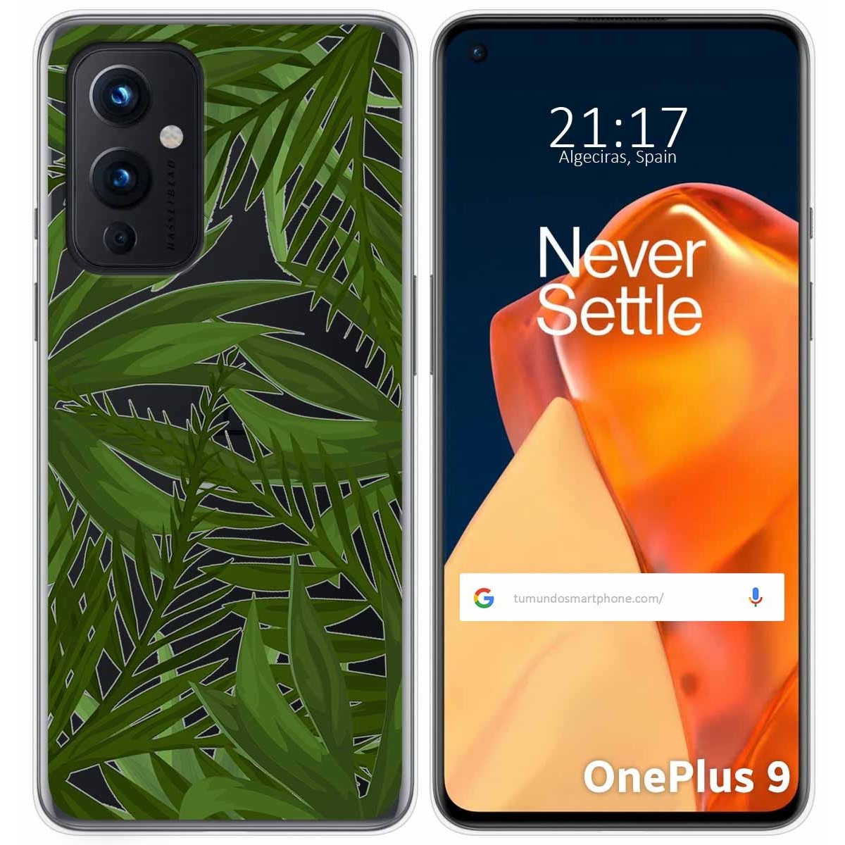 Funda Gel Transparente para OnePlus 9 5G diseño Jungla Dibujos