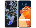 Funda Gel Transparente para OnePlus 9 5G diseño Plumas Dibujos