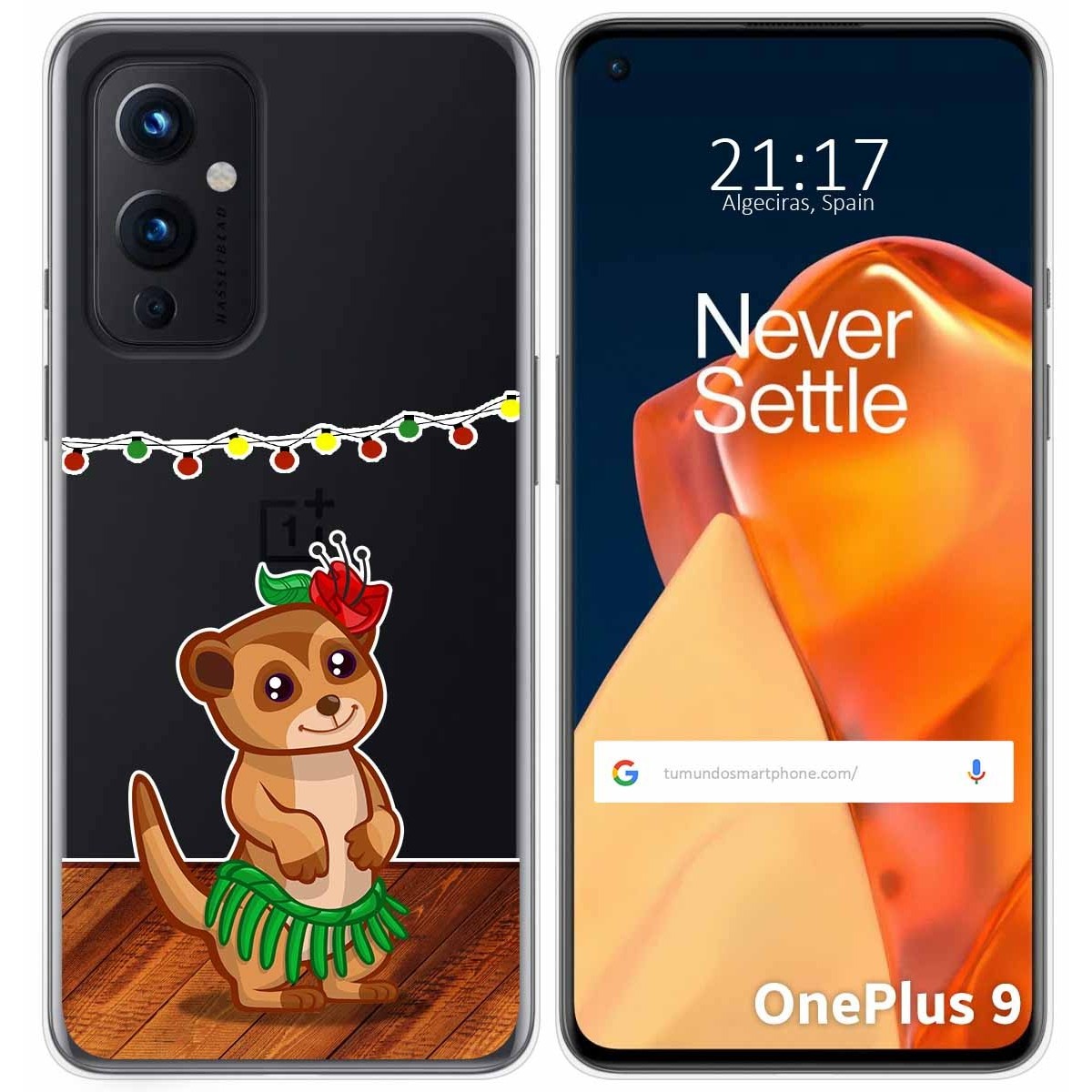 Funda Gel Transparente para OnePlus 9 5G diseño Suricata Dibujos