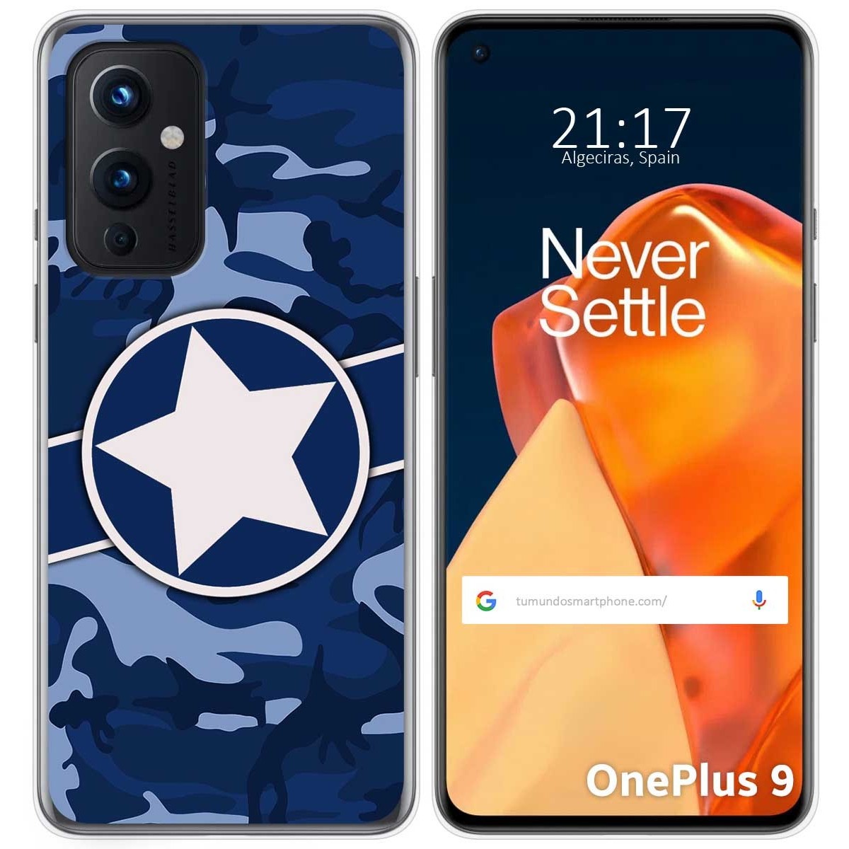 Funda Gel Tpu para OnePlus 9 5G diseño Camuflaje 03 Dibujos