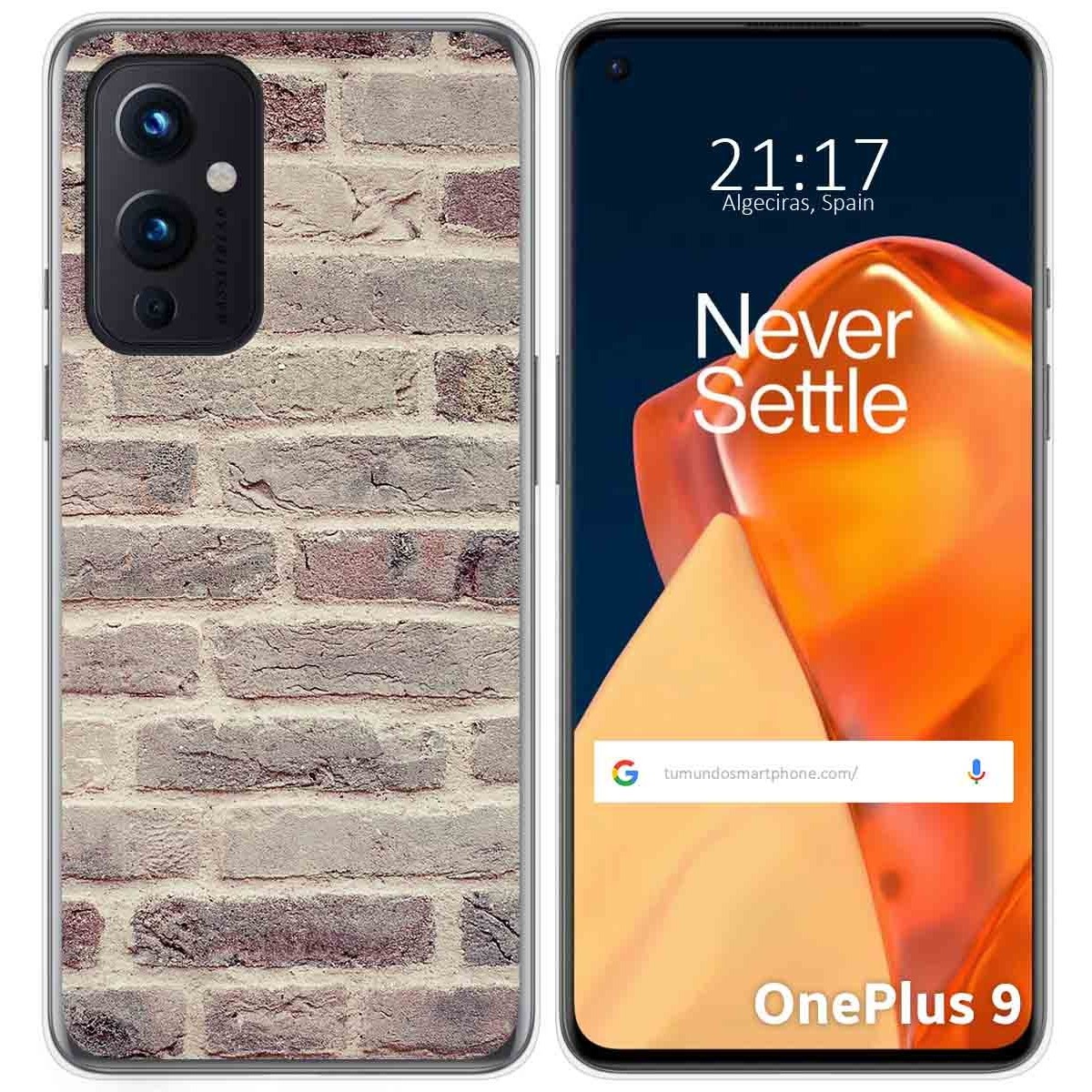 Funda Gel Tpu para OnePlus 9 5G diseño Ladrillo 01 Dibujos