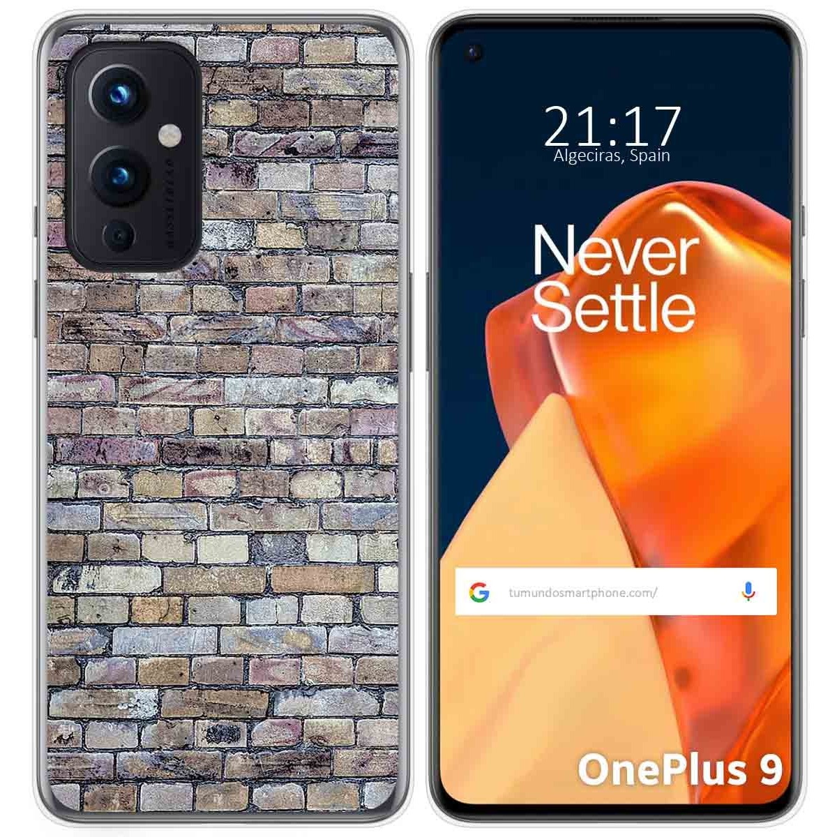 Funda Gel Tpu para OnePlus 9 5G diseño Ladrillo 02 Dibujos