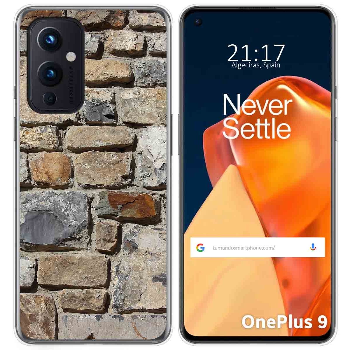 Funda Gel Tpu para OnePlus 9 5G diseño Ladrillo 03 Dibujos