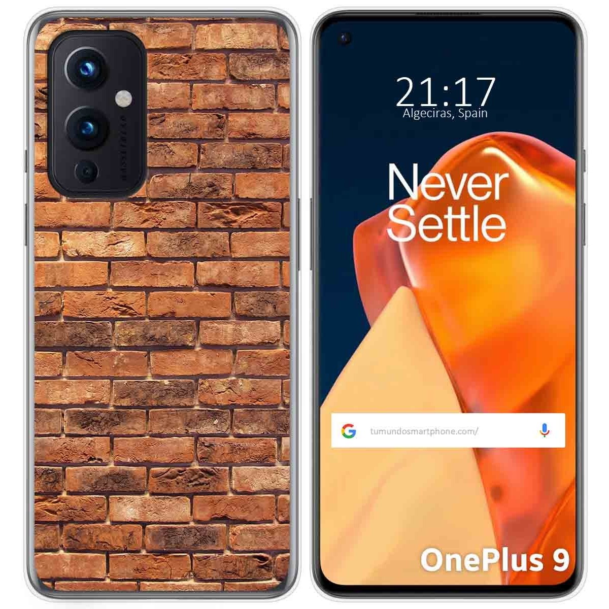Funda Gel Tpu para OnePlus 9 5G diseño Ladrillo 04 Dibujos