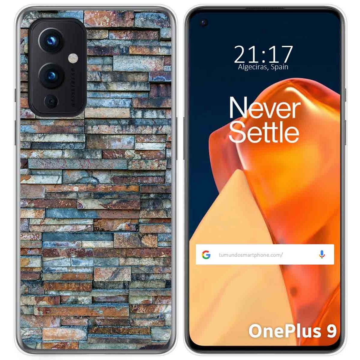 Funda Gel Tpu para OnePlus 9 5G diseño Ladrillo 05 Dibujos