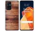 Funda Gel Tpu para OnePlus 9 5G diseño Madera 02 Dibujos