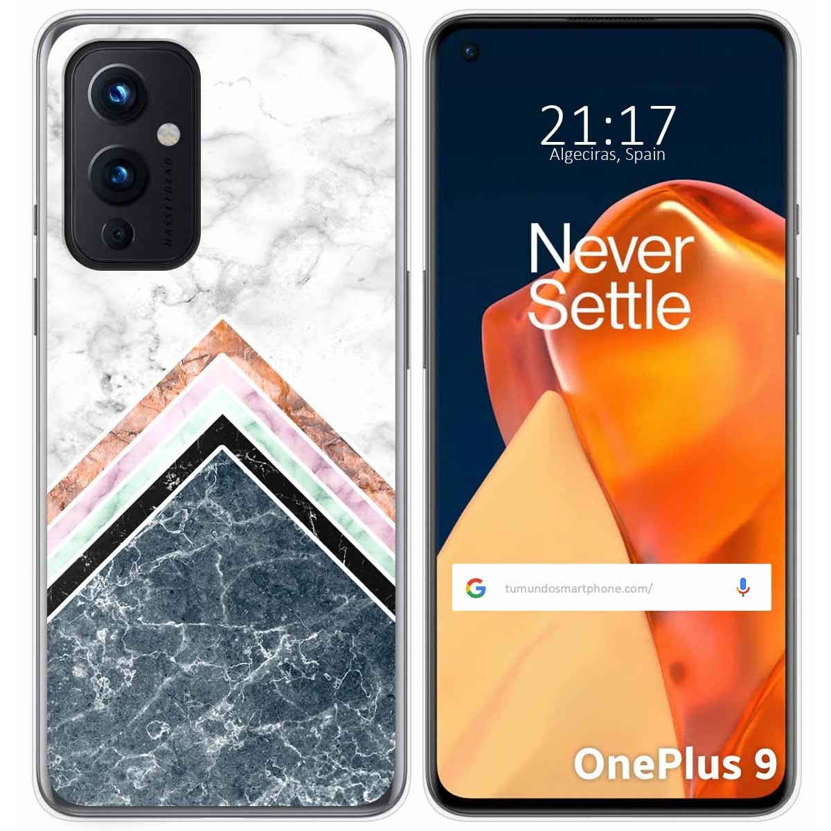 Funda Gel Tpu para OnePlus 9 5G diseño Mármol 05 Dibujos