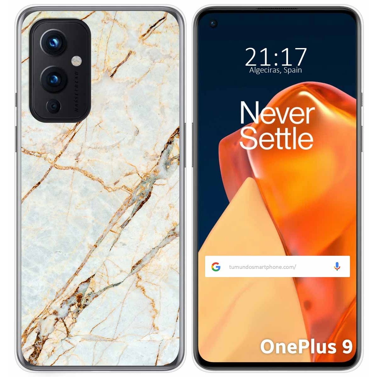 Funda Gel Tpu para OnePlus 9 5G diseño Mármol 13 Dibujos