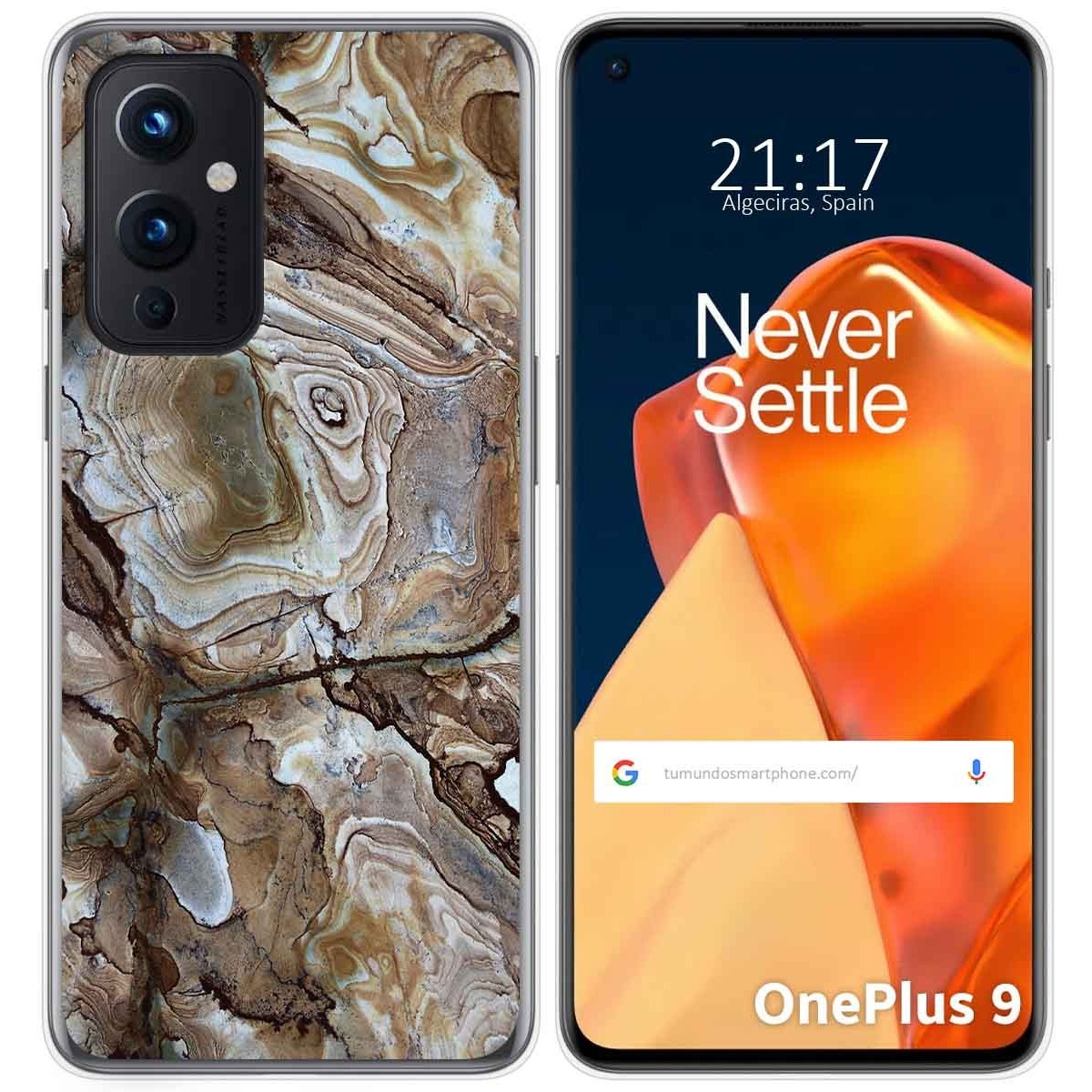Funda Gel Tpu para OnePlus 9 5G diseño Mármol 14 Dibujos