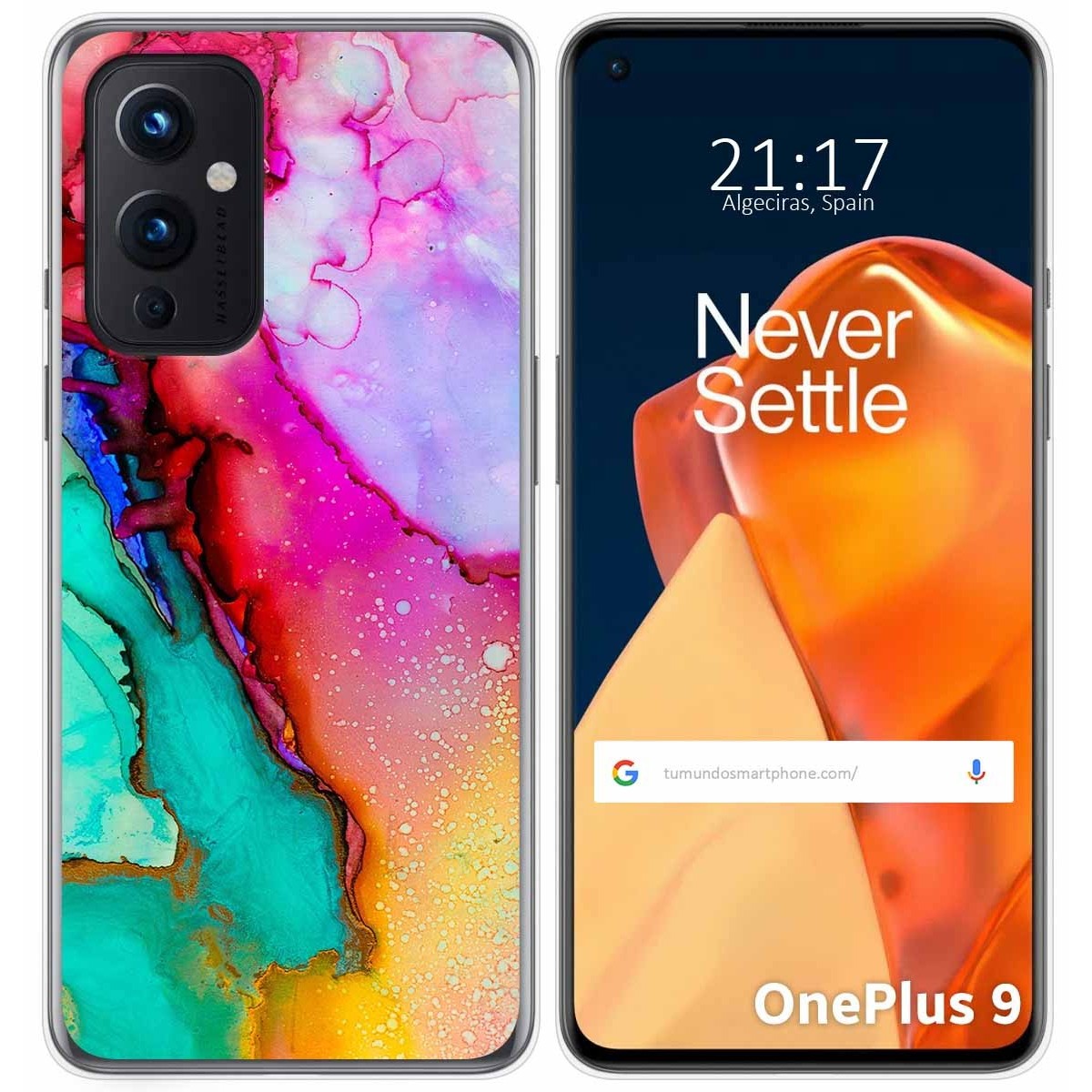 Funda Gel Tpu para OnePlus 9 5G diseño Mármol 15 Dibujos