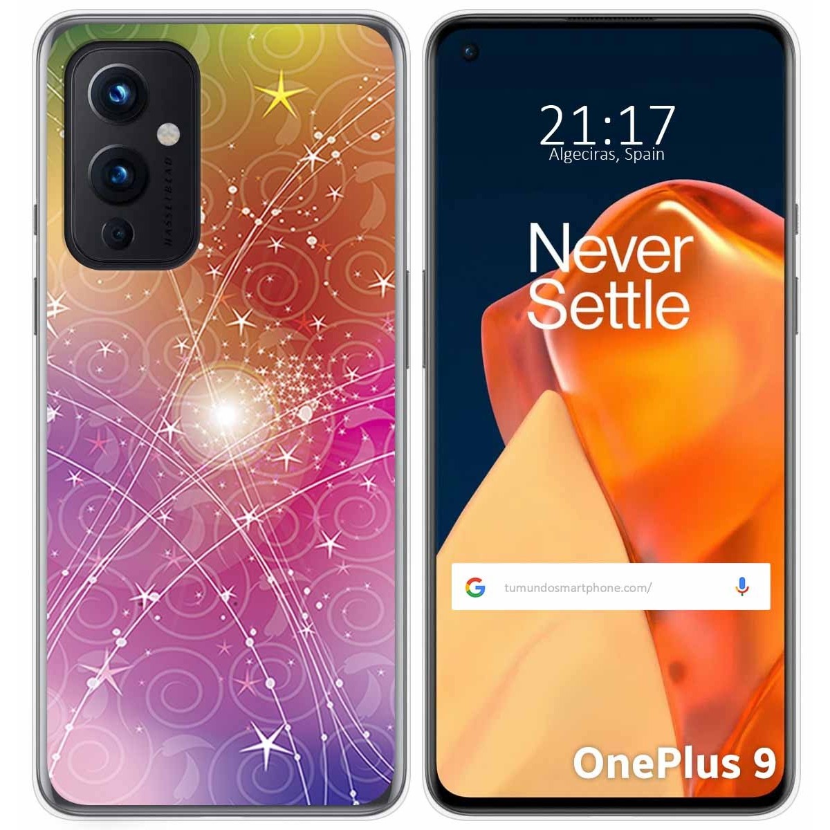 Funda Gel Tpu para OnePlus 9 5G diseño Abstracto Dibujos