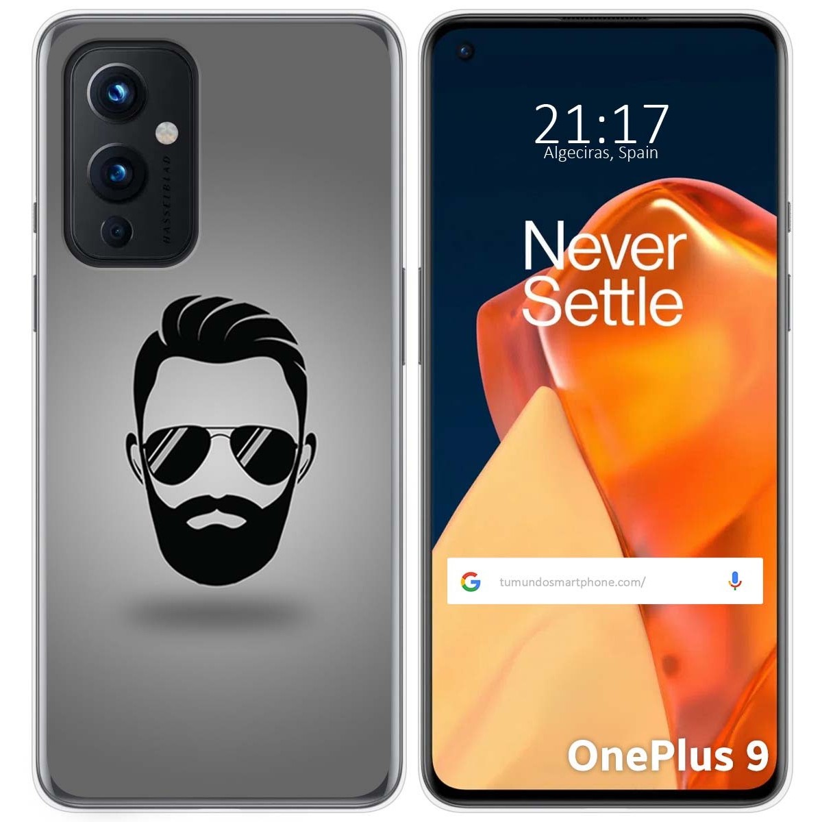 Funda Gel Tpu para OnePlus 9 5G diseño Barba Dibujos